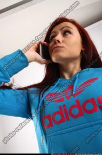 Nina Calling Cellphone